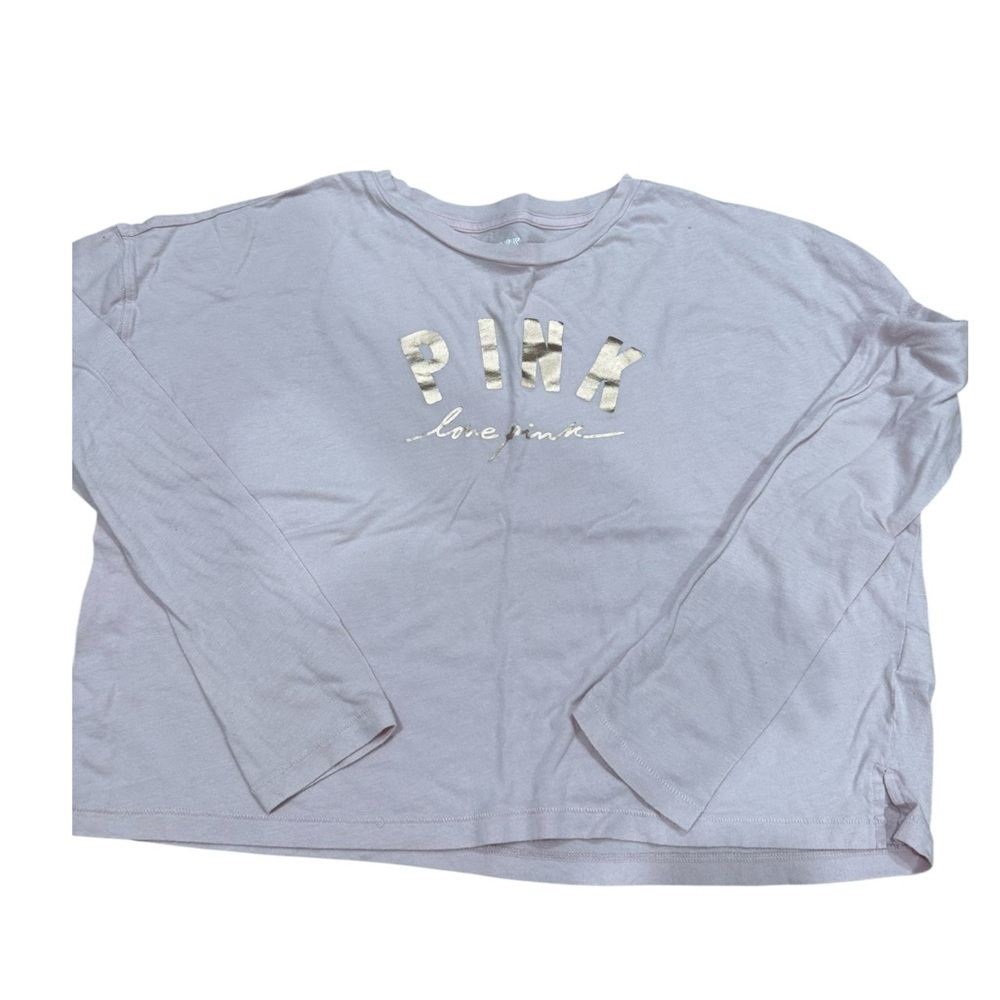 PINK Victoria's Secret pink women Long Sleeve Tee
